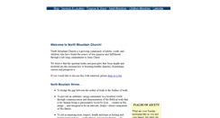 Desktop Screenshot of northmountainchurch.org
